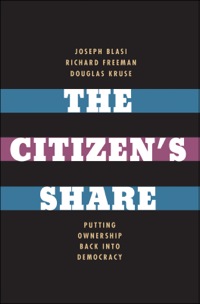 Cover image: The Citizen's Share: Putting Ownership Back into Democracy 9780300192254
