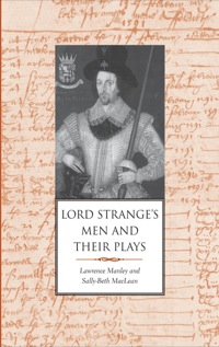 Cover image: Lord Strange's Men and Their Plays 9780300191998