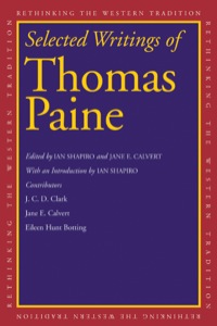 Cover image: Selected Writings of Thomas Paine 9780300167450