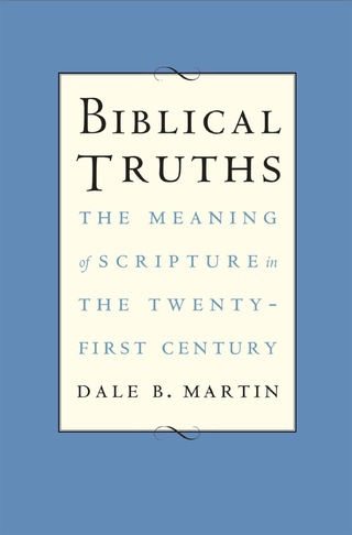 Cover image: Biblical Truths 9780300222838