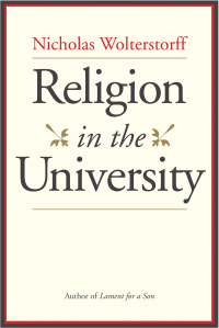 Cover image: Religion in the University 9780300243703