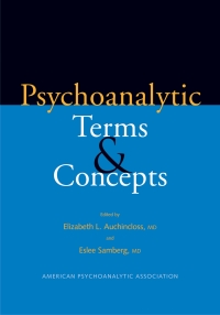 Cover image: Psychoanalytic Terms and Concepts 9780300109863
