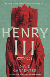 Cover image: Henry III 9780300238358