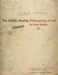 Cover image: The Artist's Reality 9780300269871