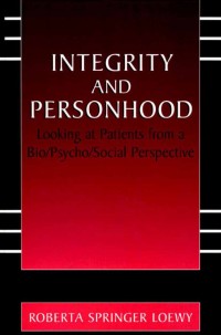 Cover image: Integrity and Personhood 9780306463846