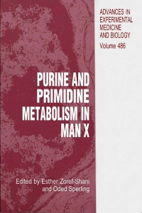 Cover image: Purine and Pyrimidine Metabolism in Man X 1st edition 9780306465154