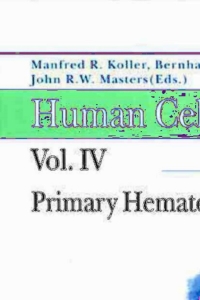 Cover image: Human Cell Culture 1st edition 9780792358213