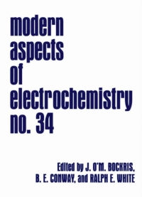 Cover image: Modern Aspects of Electrochemistry 1st edition 9780306464621