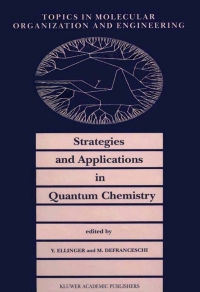 Imagen de portada: Strategies and Applications in Quantum Chemistry 1st edition 9780792338376