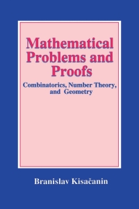 Titelbild: Mathematical Problems and Proofs 9780306459672