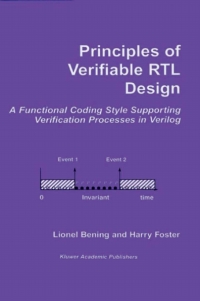 Imagen de portada: Principles of Verifiable RTL Design 9780792377887