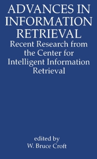 Cover image: Advances in Information Retrieval 1st edition 9780792378129