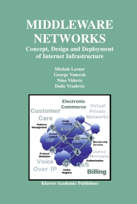 表紙画像: Middleware Networks 9780792378402