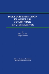 Imagen de portada: Data Dissemination in Wireless Computing Environments 9780792378662