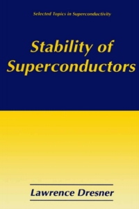 Cover image: Stability of Superconductors 9780306450303