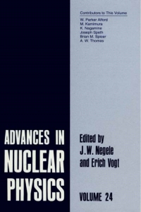 Cover image: Advances in Nuclear Physics 1st edition 9780306457579