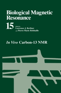 Cover image: Biological Magnetic Resonance 1st edition 9780306458866