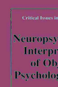 Cover image: Neuropsychological Interpretation of Objective Psychological Tests 9780306462245