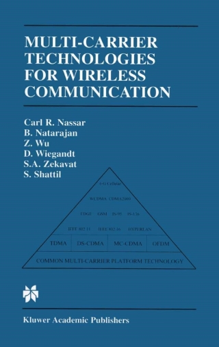 Imagen de portada: Multi-Carrier Technologies for Wireless Communication 9780792376187