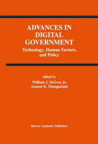 Titelbild: Advances in Digital Government 1st edition 9781402070679
