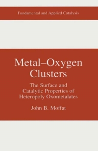 Imagen de portada: Metal-Oxygen Clusters 9780306465079