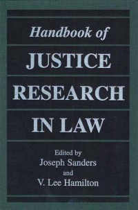 Cover image: Handbook of Justice Research in Law 1st edition 9780306463402