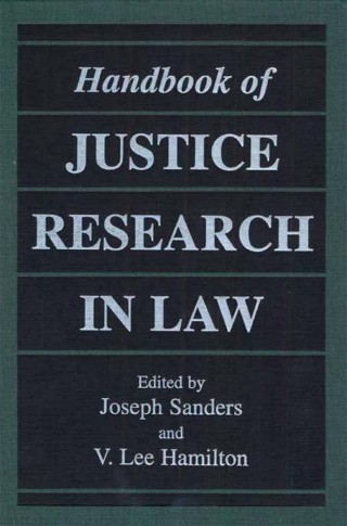 Cover image: Handbook of Justice Research in Law 1st edition 9780306463402