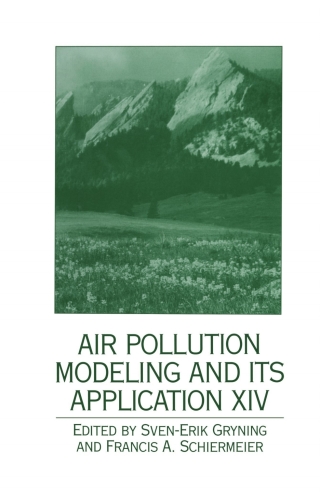 Cover image: Air Pollution Modeling and its Application XIV 1st edition 9780306465345