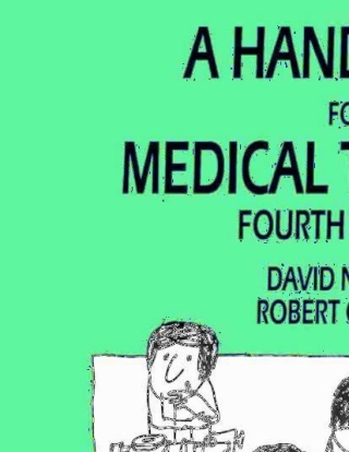 Imagen de portada: A Handbook for Medical Teachers 4th edition 9780792370925