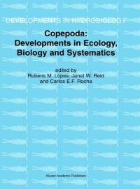 Titelbild: Copepoda: Developments in Ecology, Biology and Systematics 1st edition 9780792370482