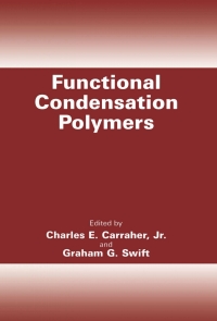Imagen de portada: Functional Condensation Polymers 9780306472459