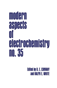 Cover image: Modern Aspects of Electrochemistry 1st edition 9780306467769