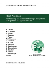 Imagen de portada: Plant Nutrition 1st edition 9780792371052