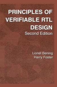 Cover image: Principles of Verifiable RTL Design 2nd edition 9780792373681