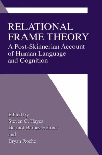 Cover image: Relational Frame Theory 1st edition 9780306466007