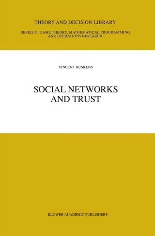 Immagine di copertina: Social Networks and Trust 9781402070105