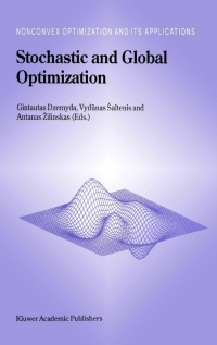 Imagen de portada: Stochastic and Global Optimization 1st edition 9781402004841
