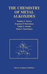 Immagine di copertina: The Chemistry of Metal Alkoxides 1st edition 9780792375210