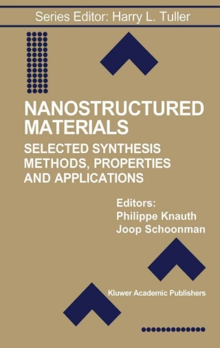 Imagen de portada: Nanostructured Materials 1st edition 9781402072413