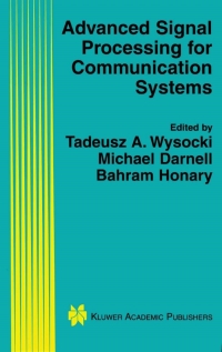 Cover image: Advanced Signal Processing for Communication Systems 1st edition 9781402072024