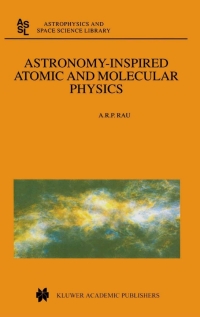 Cover image: Astronomy-Inspired Atomic and Molecular Physics 9789048159512