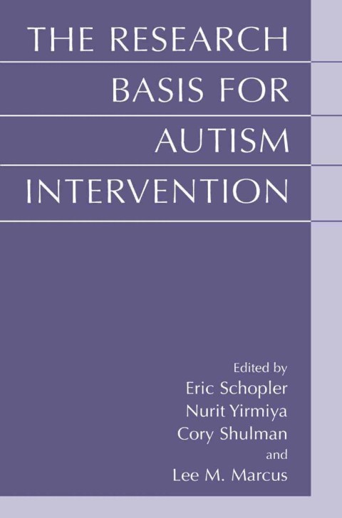 The Research Basis for Autism Intervention, 1st Edition - FULL INSTANT DOWNLOAD | PDF DOCX EPUB