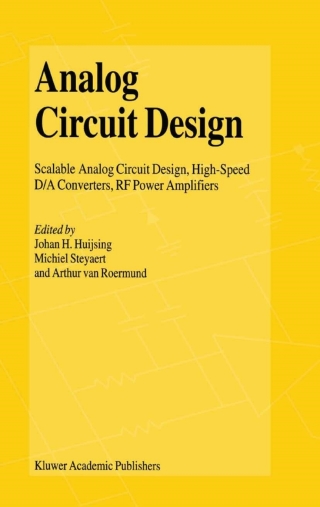 Omslagafbeelding: Analog Circuit Design 1st edition 9780792376217