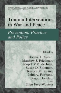 Cover image: Trauma Interventions in War and Peace 1st edition 9780306477232