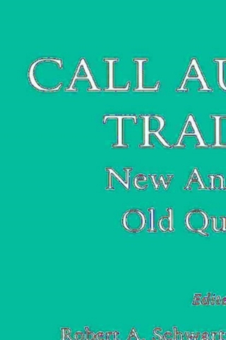 Imagen de portada: Call Auction Trading 1st edition 9780792374237