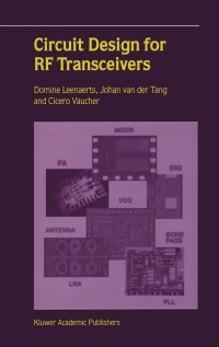 Imagen de portada: Circuit Design for RF Transceivers 9781441949202