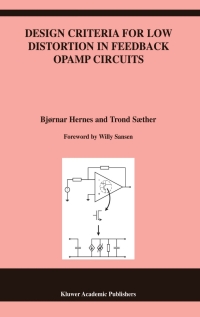 Cover image: Design Criteria for Low Distortion in Feedback Opamp Circuits 9781402073564