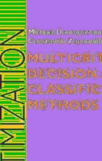 Cover image: Multicriteria Decision Aid Classification Methods 9781402008054