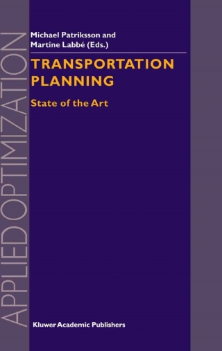 Omslagafbeelding: Transportation Planning 1st edition 9781402005466