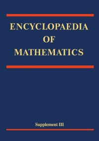 Imagen de portada: Encyclopaedia of Mathematics, Supplement III 1st edition 9781402001987